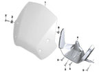 Windshield for BMW R 1200 R (2014–2018) 46638534281
