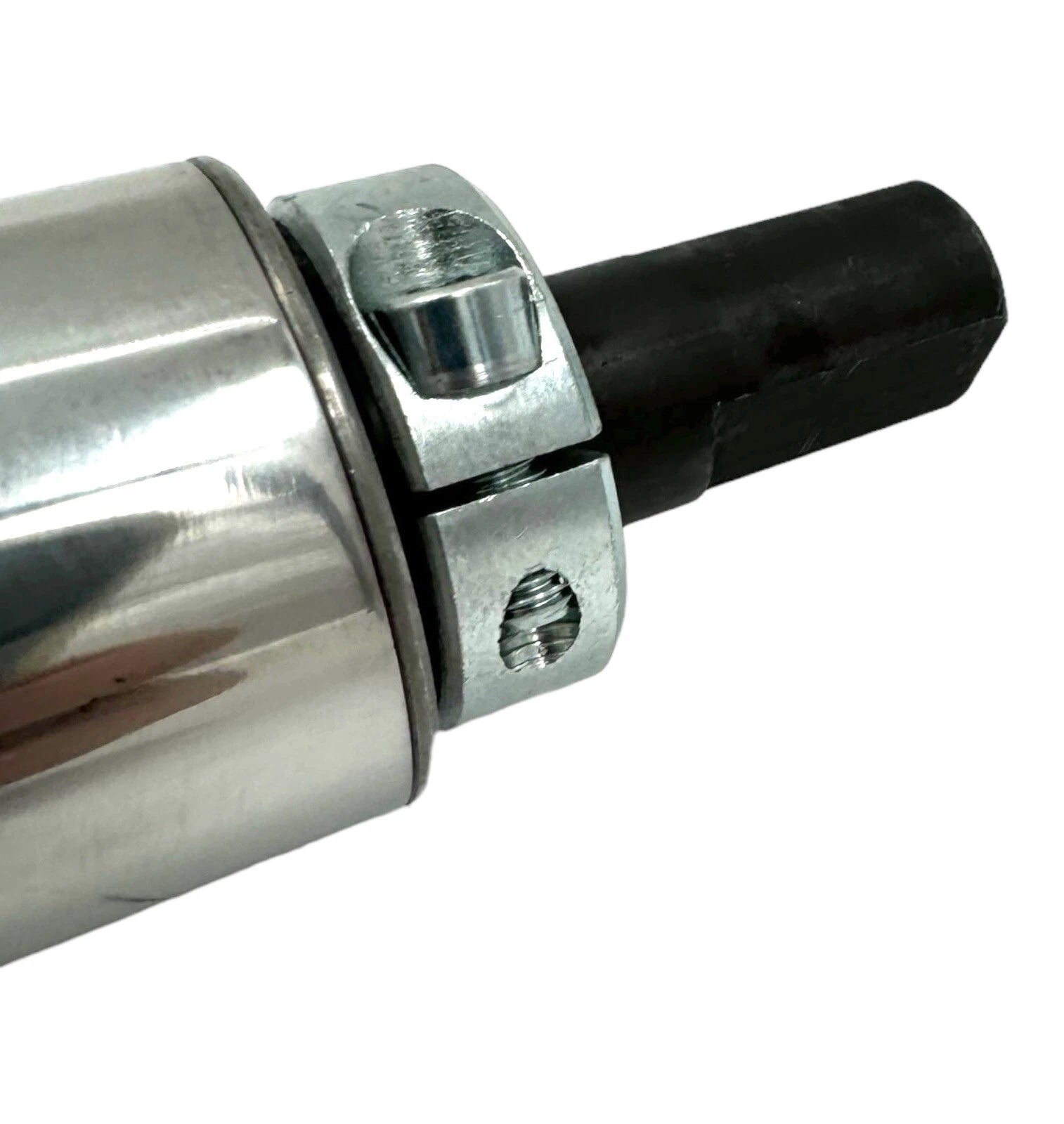 Polished Stainless Steel Steering Column with 3 Bolt Adapter for Universal (—)