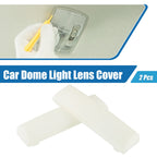 Set of 2 Dome Lamp Lens for Chevy Impala (White)