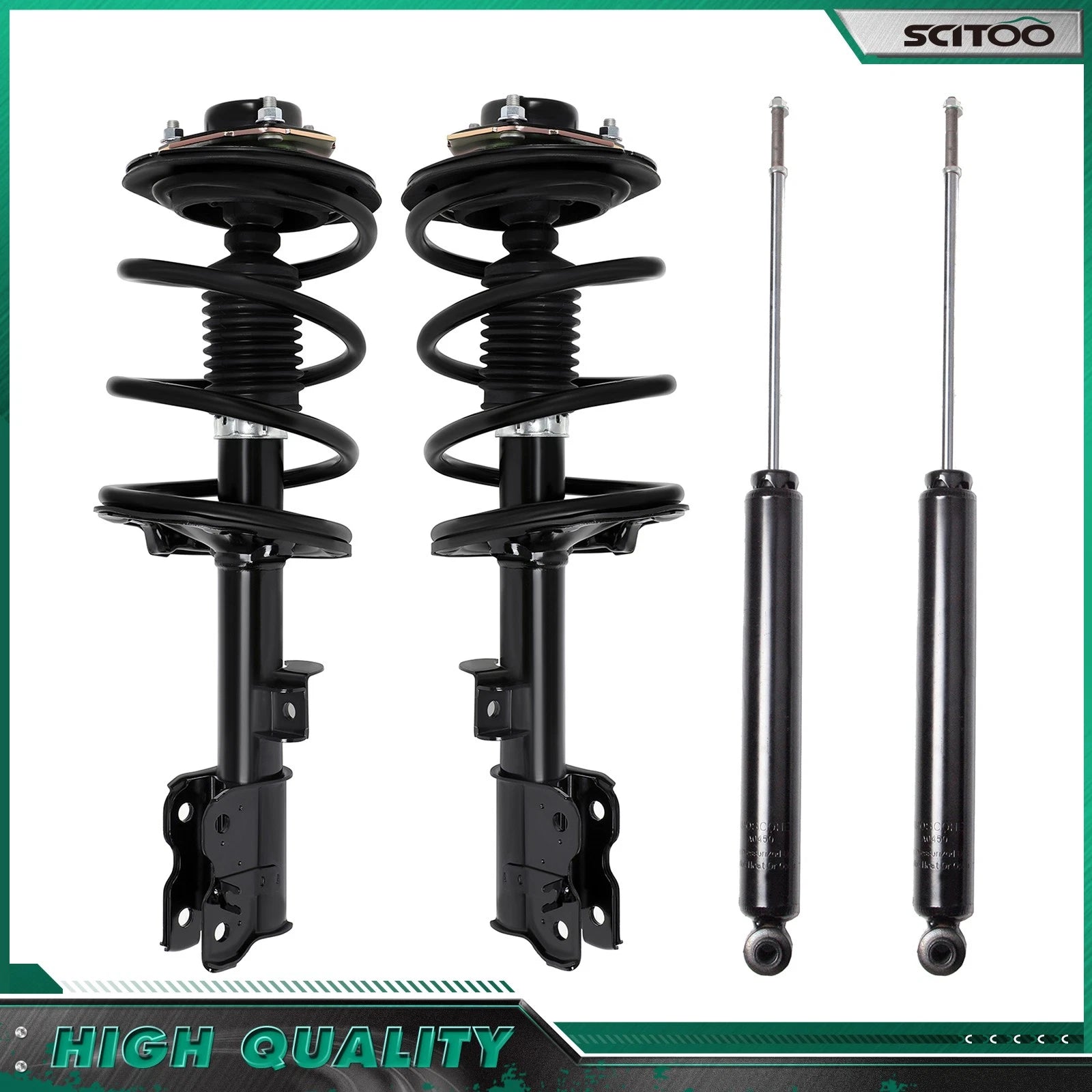 Set of 4 Complete Struts & Rear Shocks for Infiniti FX35 (2003–2008)