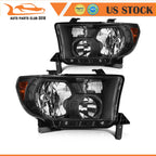 Headlight Assembly Set for Toyota Sequoia (2008–2017) - Driver & Passenger Side
