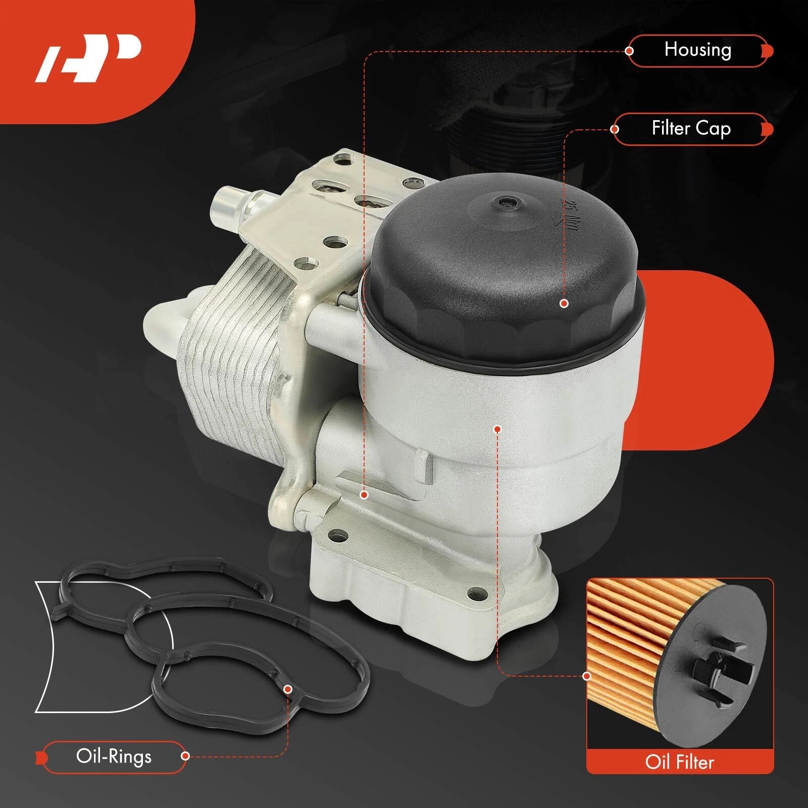 Engine Oil Filter Housing for BMW 1 Series, 3 Series (2006-2012)