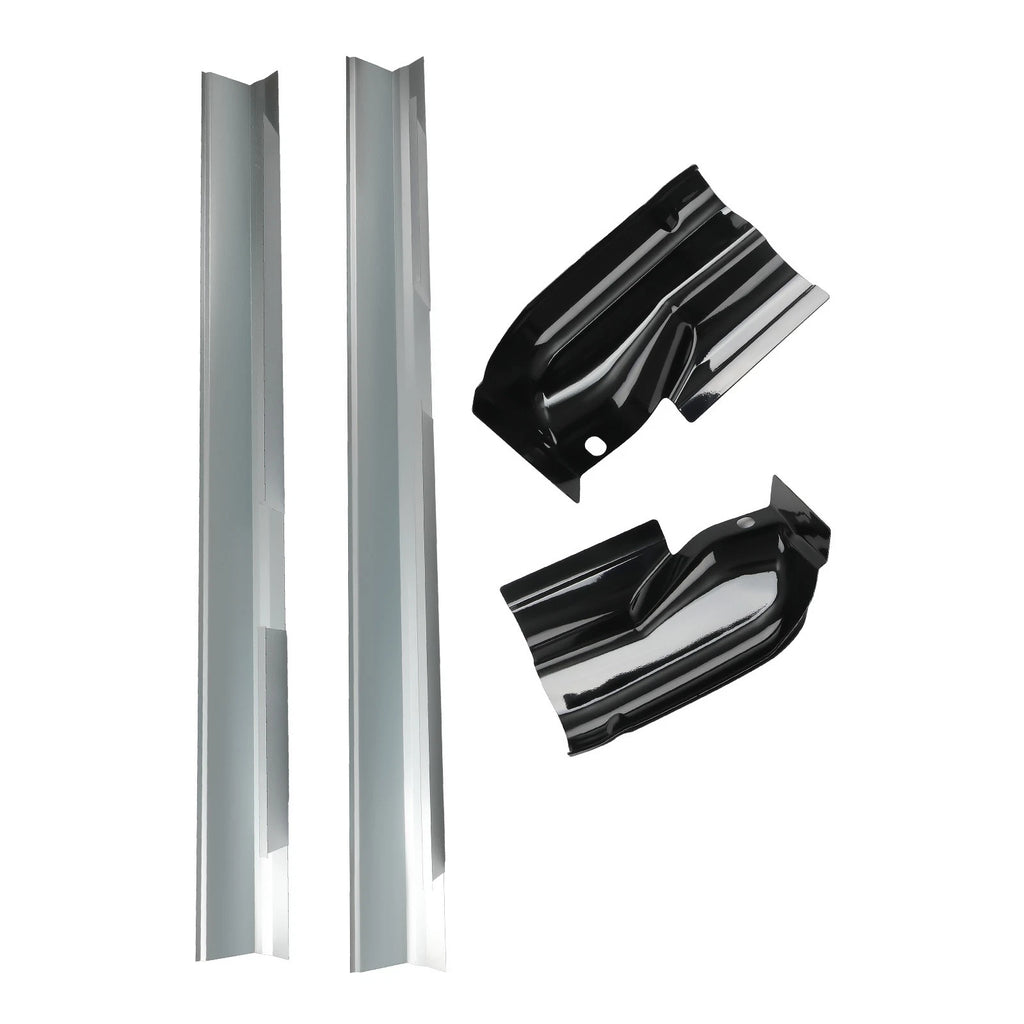 Set of 4 Outer Rocker Panels & Cab Corners for Ford F-150 (2009–2014)