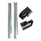 Set of 4 Outer Rocker Panels & Cab Corners for Ford F-150 (2009–2014)