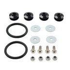 4PCS Black Quick Release Bumper Holder Clips for Trunk Hatch Lid