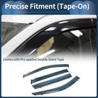 Window Deflectors for Subaru Outback (2010–2014) Side Vent Visors Black