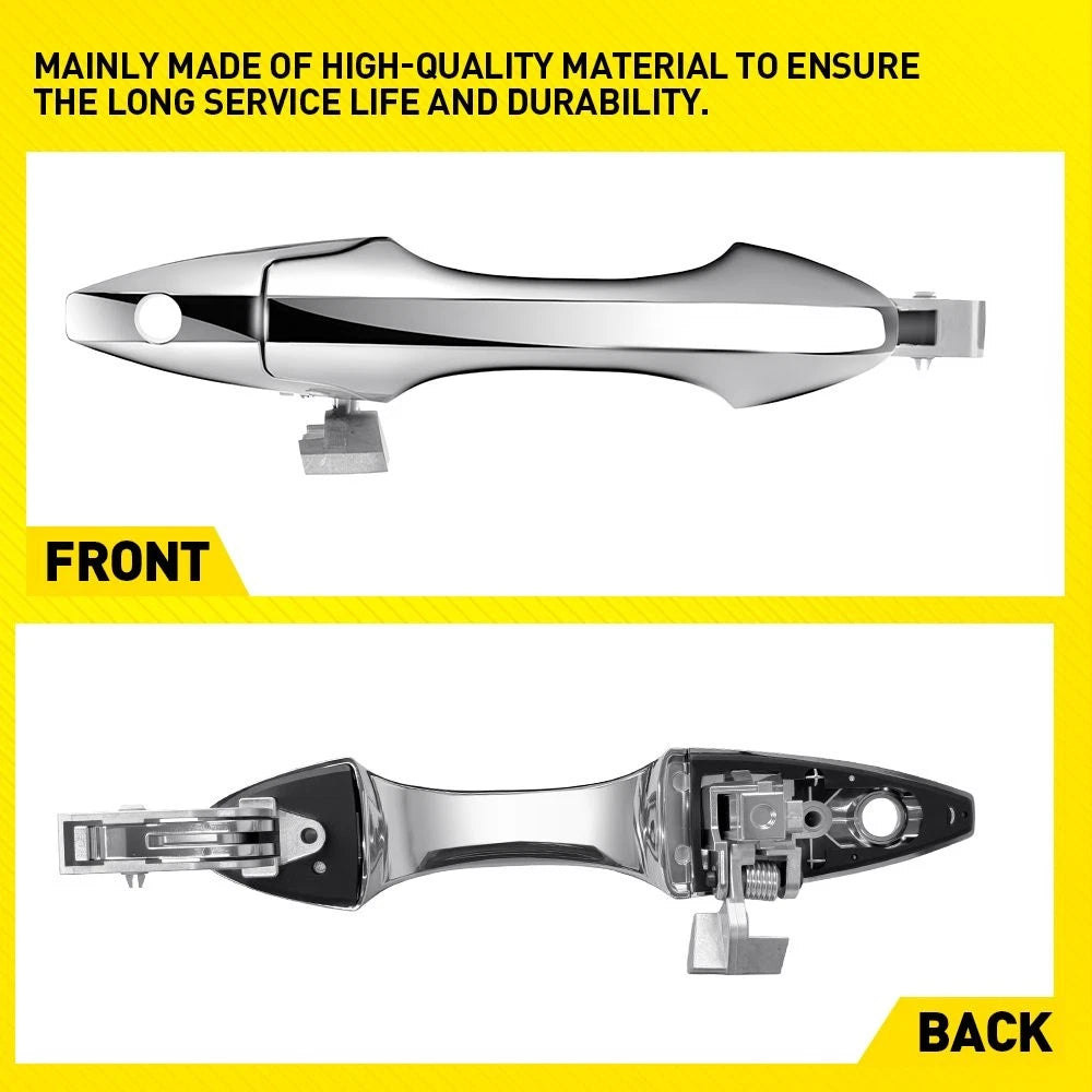 Chrome Exterior Door Handle for Acura MDX (2007â2013) Front Driver Side