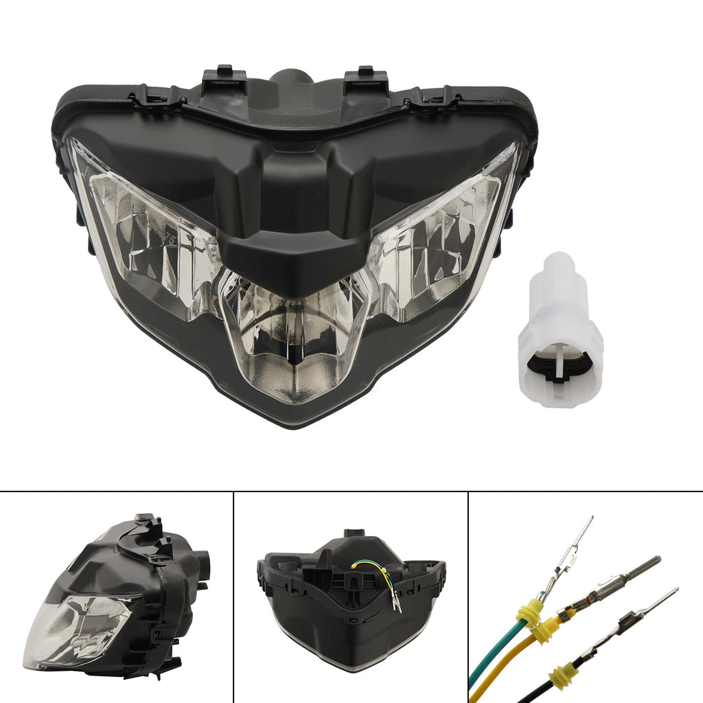 Front Headlight Grille LED Protector Smoke for Yamaha Y15ZR V2 (2019–2021)