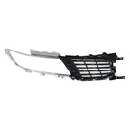 Set of 2 Front Upper Grille Replacements for Lincoln MKX (2016-2018) Chrome
