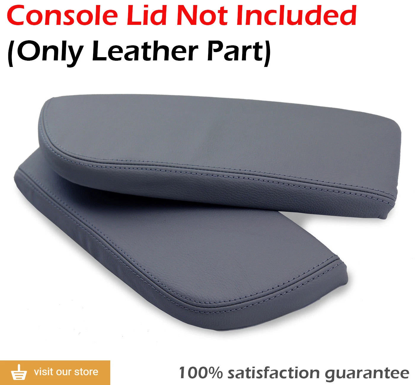 Leather Synthetic Center Console Armrest Cover for Acura MDX (2007–2013)