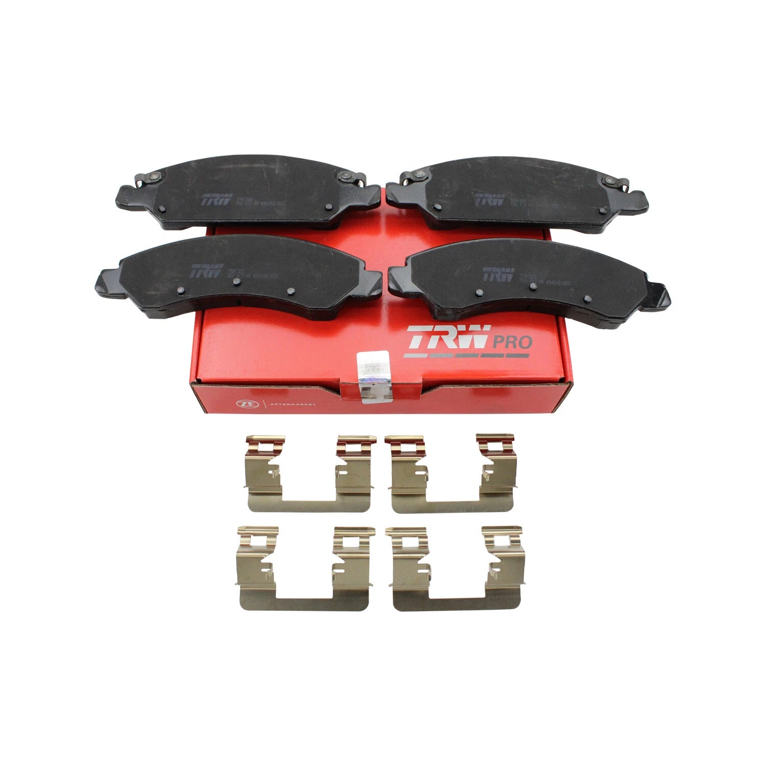 Set of 4 TRW Pro Front Metallic Brake Pads for Chevy Tahoe (2015–2020)