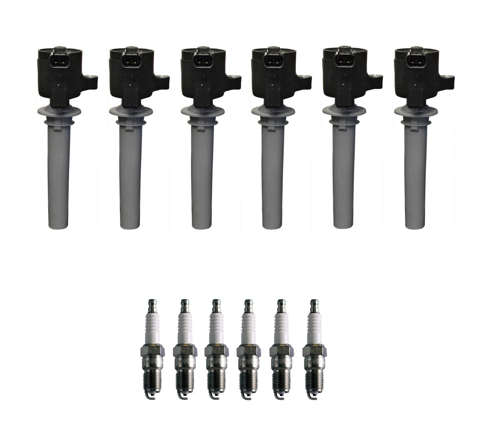 Set of 6 Ignition Coils & 6 Spark Plugs for 3.0L V6 GAS (Denso)