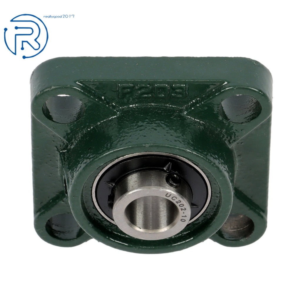 Set of 4 UCF202-10 4 Bolt Pillow Block Flange Bearings 5/8" Bore