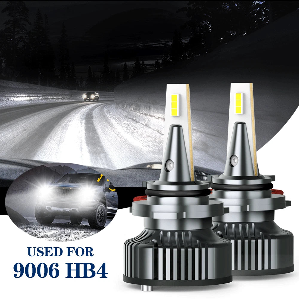 2X 9006 LED Headlight Bulb for Y13 EOH (16000LM, 6500K, CANBUS Error Free)