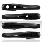 Set of 4 Door Handle Covers for 2011-2014 Chrysler 200 - Gloss Black w/Smart Key