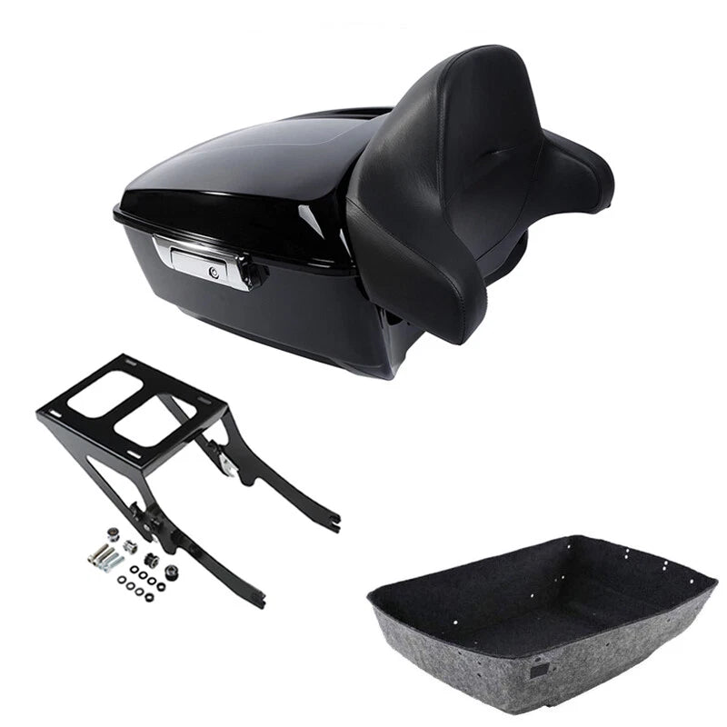 King Trunk Mount Rack Backrest for Harley Heritage Classic FLHCS (2018–2026)