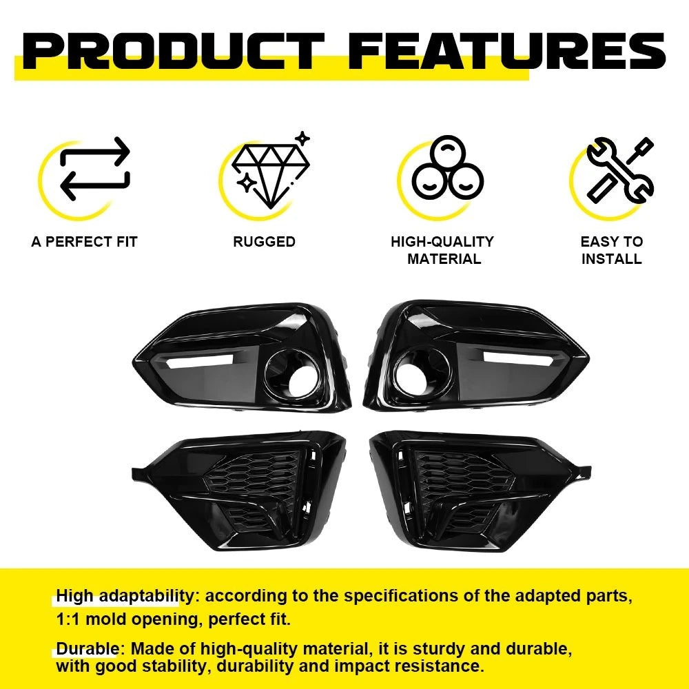 Fog Light Grille Cover for Honda Civic Type-R (2016-2021)