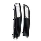 Set of 2 Front Bumper Fog Light Grille Covers for Audi A8 Quattro (2008–2010)