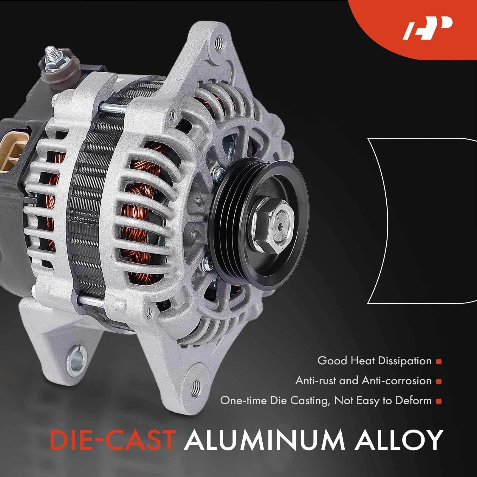 Alternator for Kia Rio (2001–2005), Sephia (1999–2001), Spectra (2000–2004)