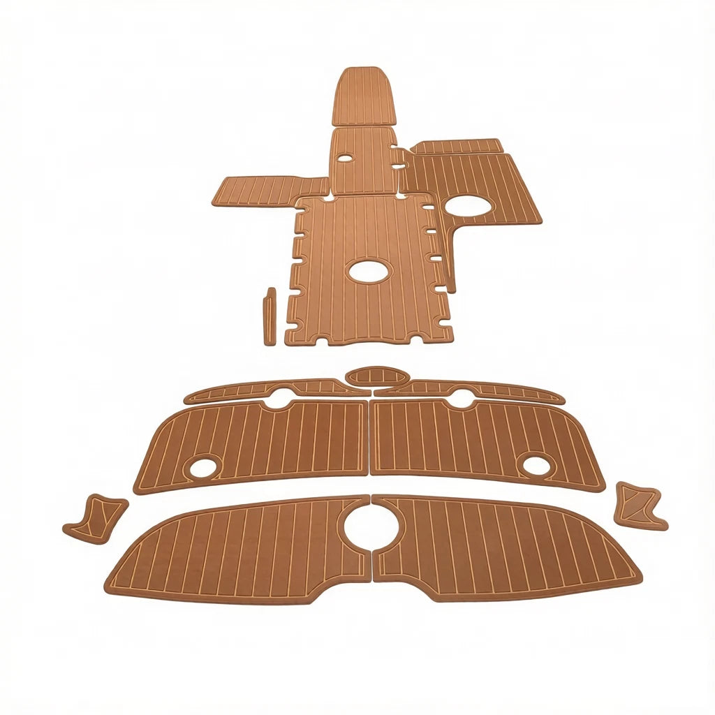 EVA Foam Pad Faux Teak Boat Deck Floor Mat for Yamaha SX 230 SR 230 AR 230 (2007–2009)