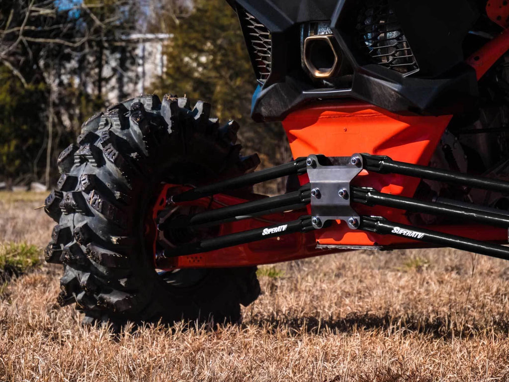 SuperATV Tubed Rear Radius Arms for Can-Am Maverick X3 (2017–2023) - Black
