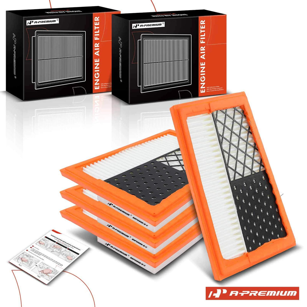 Set of 4 Engine Air Filters for Mercedes-Benz W211 X164 (2003–2009)
