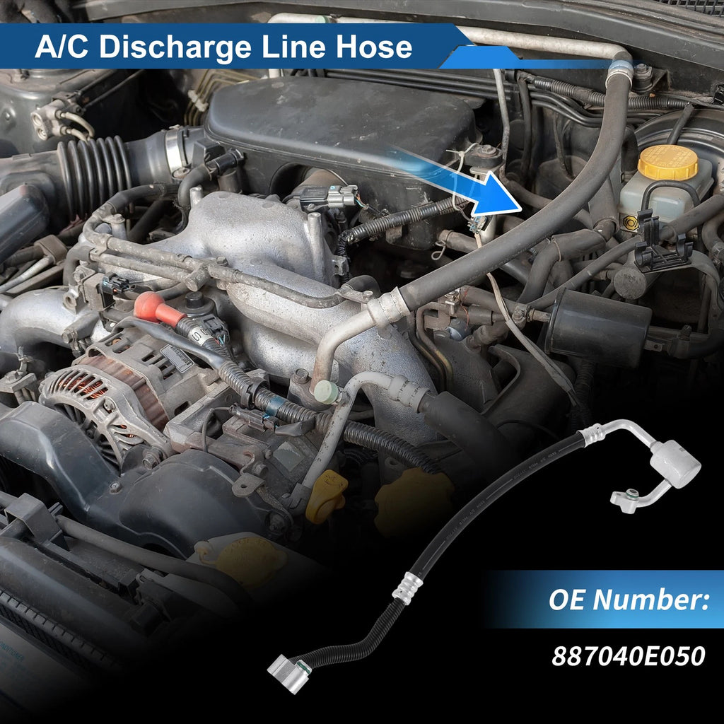 A/C Refrigerant Liquid Hose for Toyota Highlander (2009–2015) No. 887040E050