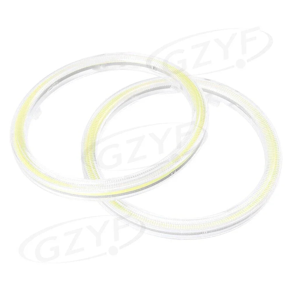 90mm Pure White LED Halo Lamp Angel Eyes Ring Fog Light for Car (12V-24V)