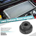 2X Rubber Upper Radiator Mount Insulator for Subaru BRZ (2013–2023)