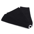 Leather Suede Shift Knob Boot Cover for Universal Fit (Black)