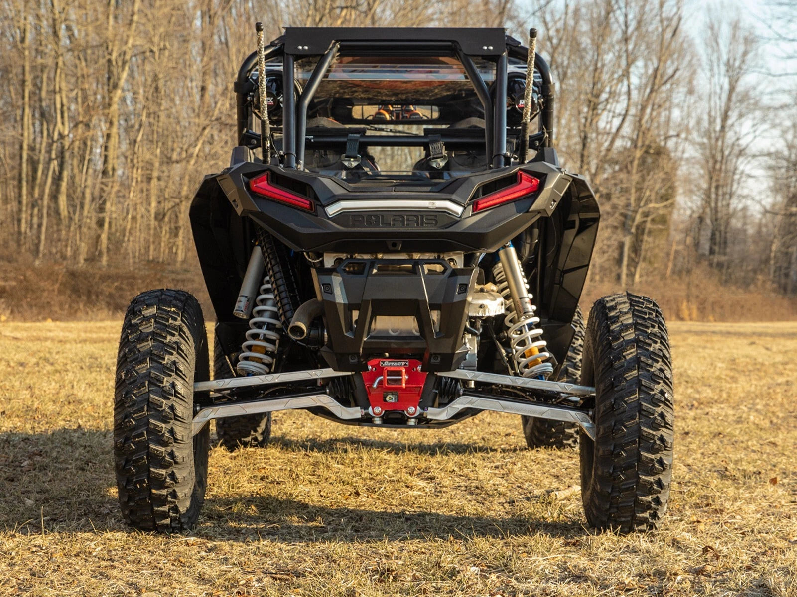 2" Rear Receiver Hitch for Polaris RZR XP 1000 (2014–2023) - Red