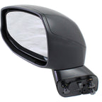 Manual Remote Mirror for Honda Civic (2012–2013) Left Textured Black