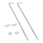 Set of 2 Hold Down Hooks for Car Placement