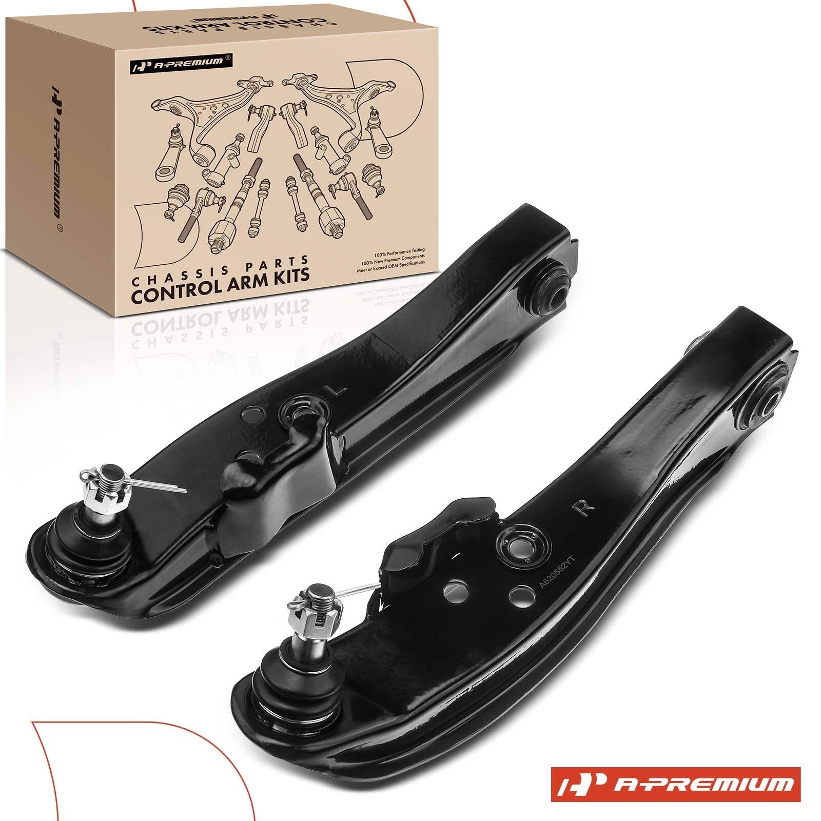 2X Front Lower Control Arm Ball Joints for Nissan 240SX (1989–1994)