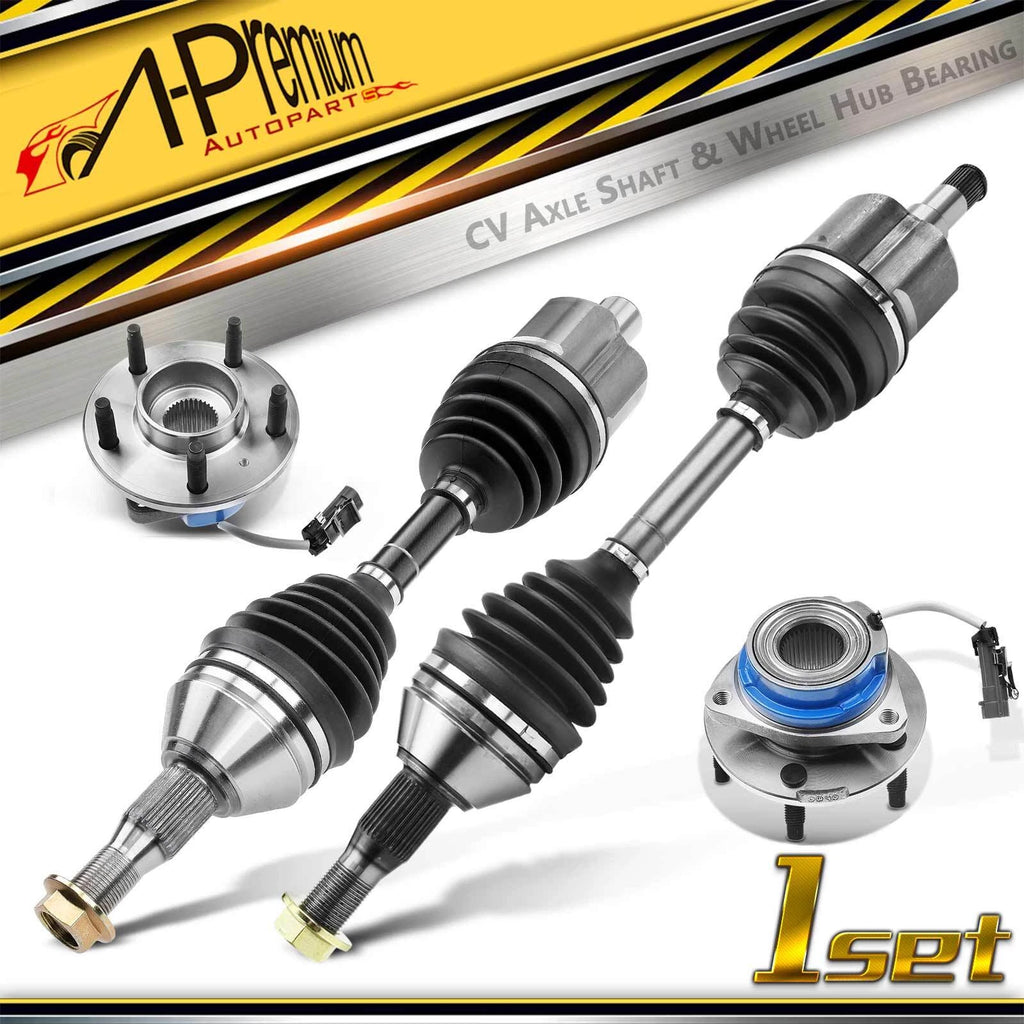 Front Side CV Axle & Wheel Hub Bearing for Chevy Impala Buick (2002–2017)