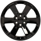 22 Inch Gloss Black Wheel Replacement for 1992-1994 Chevy Blazer