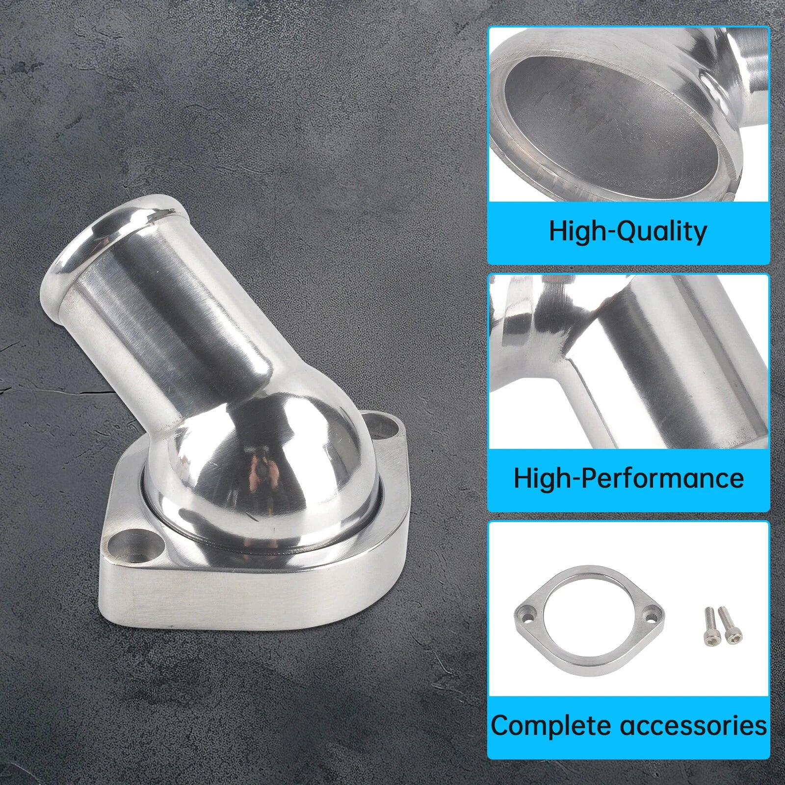 45° Swivel Water Neck Thermostat Housing for Chevy LS Engine (LS1 LS2 LS3 LS7 LS9)
