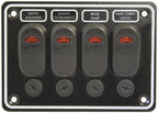 4 Gang Waterproof Switch Panel for