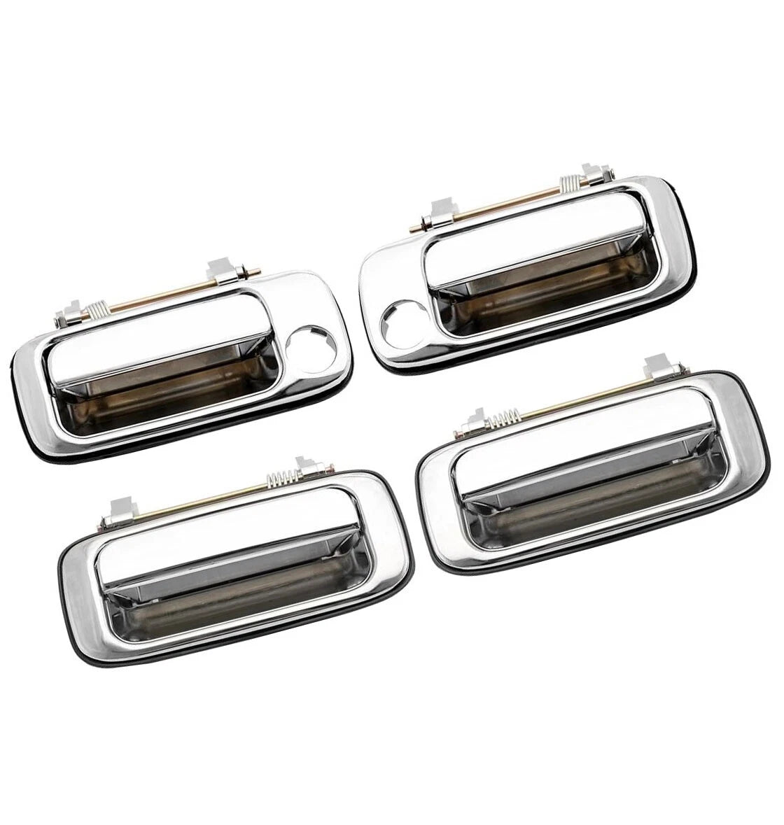 Chrome Door Handle Set for Toyota Land Cruiser (1990–1998)