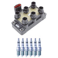 Denso Ignition Coil & 6 NGK Iridium Spark Plugs Kit for B3000 Ranger Taurus (1994–2005)