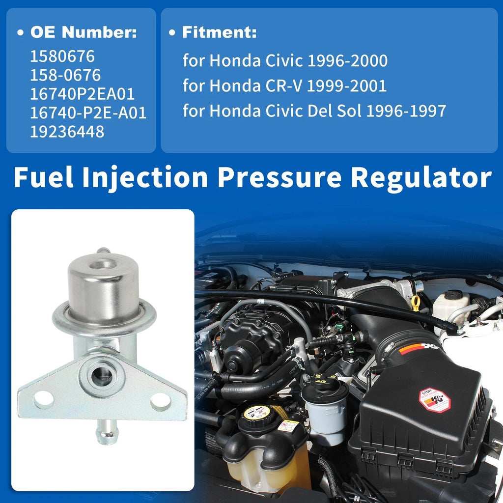 Fuel Injection Pressure Regulator No.158-0676 for Honda Civic CR-V (1999–2000)
