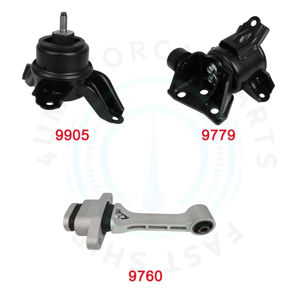 3X Engine Motor Trans Mount for Hyundai Tucson (2010–2013)