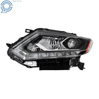 LED Headlight Headlamp for Nissan Rogue (2014–2016) Chrome Housing LH