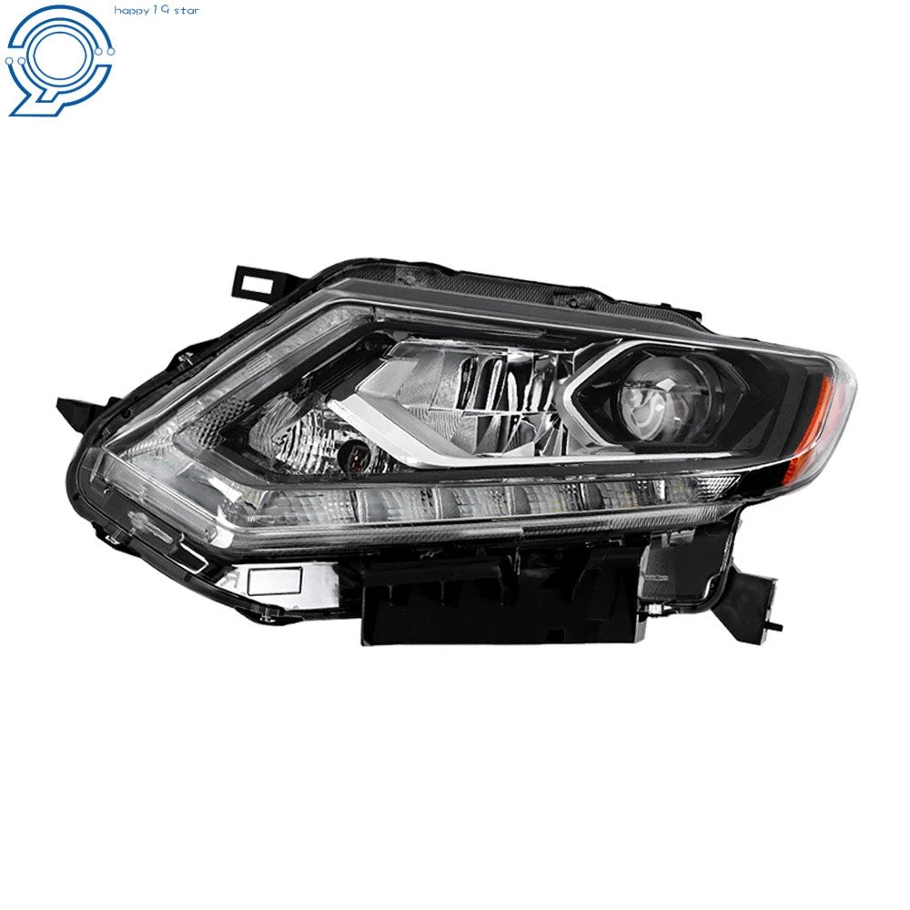 LED Headlight Headlamp for Nissan Rogue (2014–2016) Chrome Housing LH