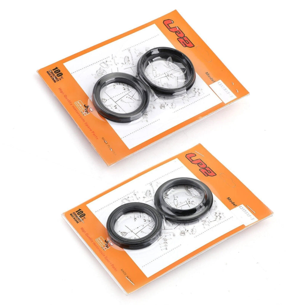 Fork Oil Dust Seal Kit for Kawasaki KX125 KX250 KX500 ZR1100 ZRX1100 ZRX1200