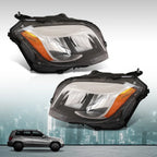 Halogen Headlights Set for Mercedes Benz GLK250 GLK350 (2013–2015)
