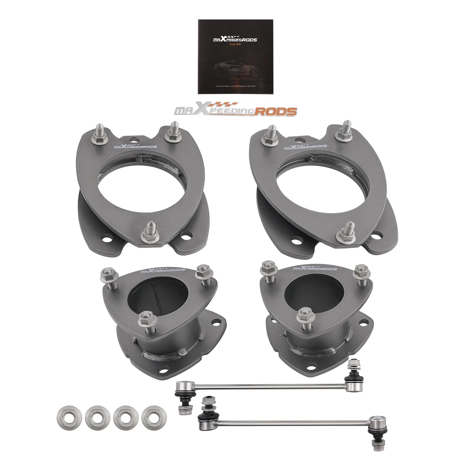 2" Rear & 2.5" Front Lift Spacer Kit for Honda Ridgeline (2006–2014)