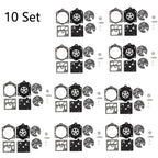 Set of 10 Carburetor Diaphragm Kit for Husqvarna 44 140S 240S 444 (K10-HDC)