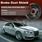 Wheel Brake Dust Shield for Mazda 3 (2004–2013) BP4K26261A/BP4K26261B
