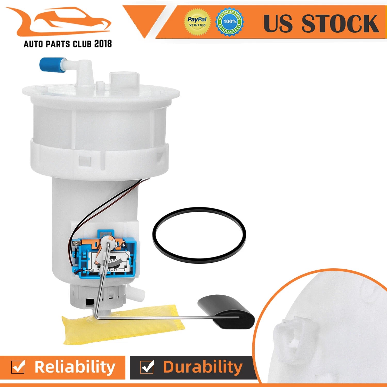 Fuel Pump for Hyundai Accent 2006–2011, KIA Rio 2006–2011, Elantra 2006 E8730M